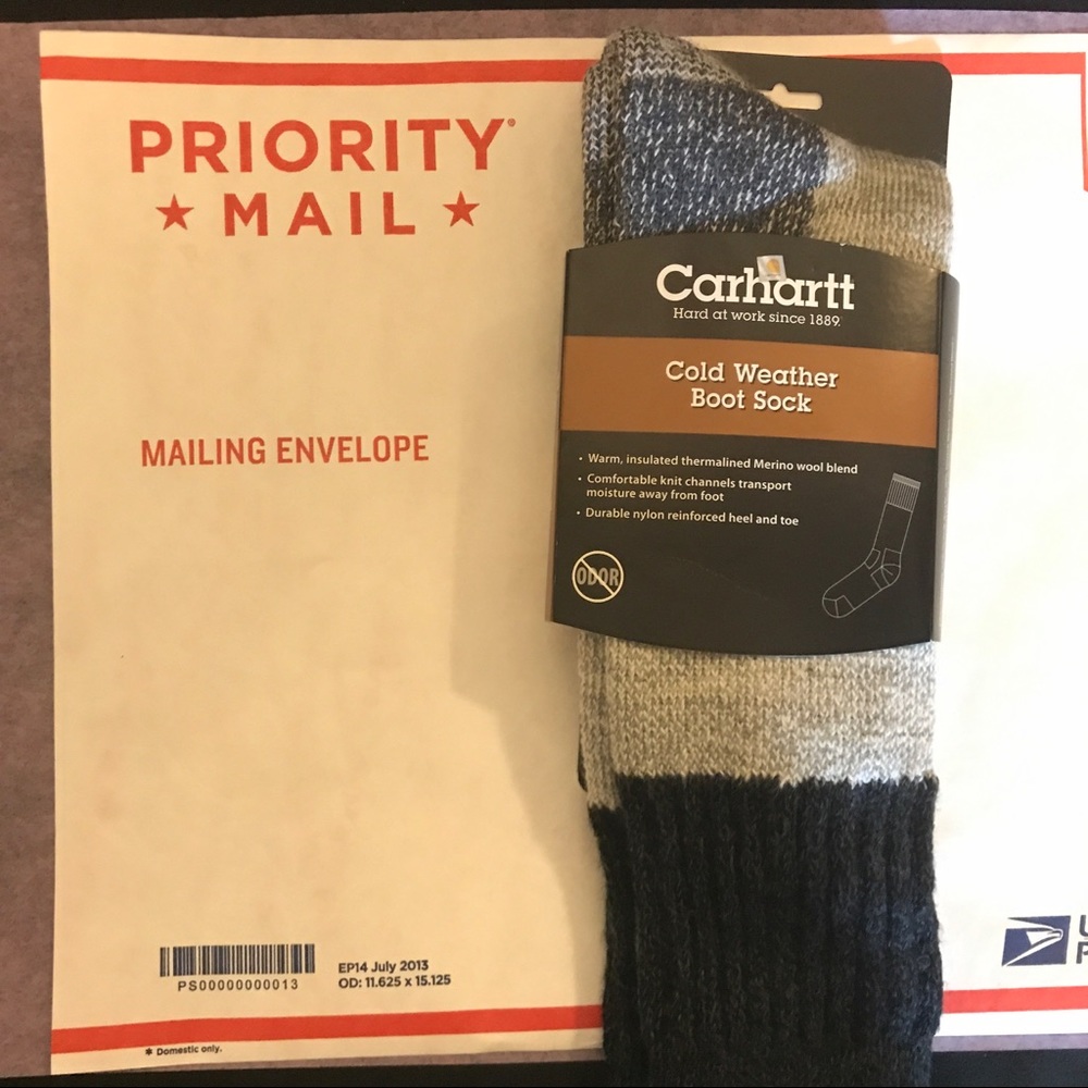Carhartt Cold Weather Boot Socks Made in USA - Picture 2 of 8